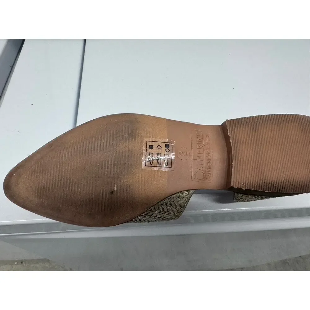 NEW!! Catherine's Malandrino Sandals,‎ Size 8, Quiet Luxury, Workwear,Office